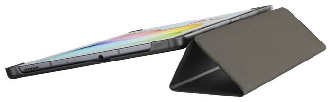 Folio aus Kunststoff für Samsung Galaxy Tab S6 Lite 10.4" 20/22 bis 26,4 cm (10.4") Schmutzabweisend, Staubresistent, Kratzresistent mit Magnetverschluss (Schwarz) 217211 Fold 