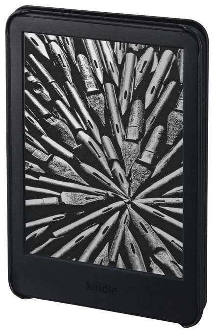 Folio aus Kunststoff für Amazon Kindle 5 (11th Gen. 2022) Schmutzabweisend, Staubresistent, Kratzresistent (Schwarz) 217241 Fold 