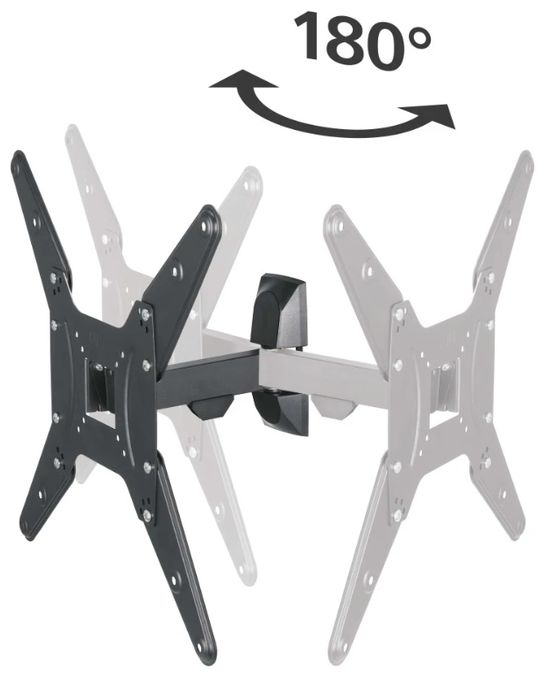 Wand Halterung 180° bis 165,1 cm (65") 20 kg -12 - 5° neigbar 220823 Fullmotion 