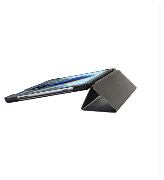 Folio aus Kunststoff für Samsung Galaxy Tab A9+ bis 27,9 cm (11") Schmutzabweisend, Staubresistent, Kratzresistent mit Magnetverschluss (Schwarz) 222009 Fold 