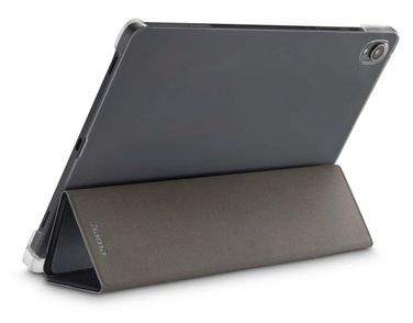 Folio aus Kunststoff für Samsung Galaxy Tab A9+ bis 27,9 cm (11") Schmutzabweisend, Staubresistent, Kratzresistent mit Magnetverschluss (Schwarz) 222016 Fold Clear 