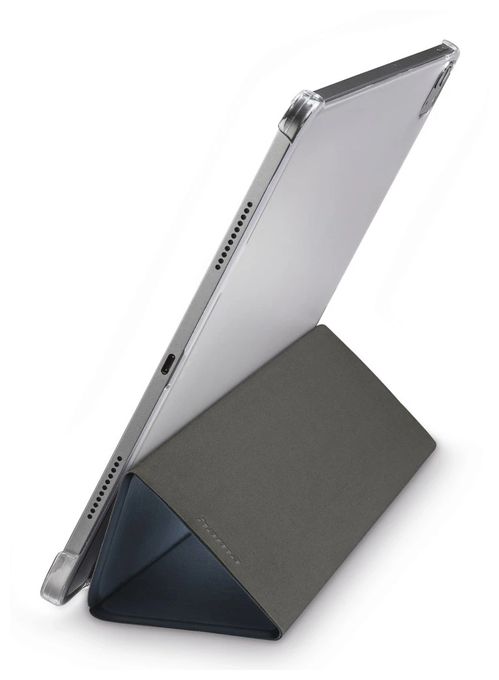 Folio aus Kunststoff für Apple iPad Pro 13" (2024) bis 33 cm (13") Schmutzabweisend, Staubresistent, Kratzresistent mit Magnetverschluss (Blau, Transparent) 222086 Fold Clear 