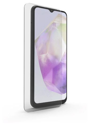 Klare Bildschirmschutzfolie gehärtetes Glas 9H für  Samsung Galaxy A35 5G Schlagfest, Schlagfest, Kratzresistent 222718 Clear Protect 