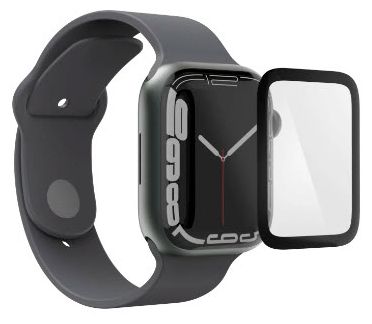 Klare Bildschirmschutzfolie Kunststoff 4H für  Apple Watch 7 / 8 / 9, 45 mm Schlagfest, Schlagfest, Kratzresistent, Schockresistent 222769 Super Hybrid 