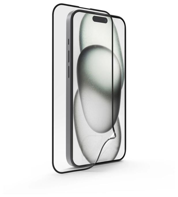 Klare Bildschirmschutzfolie Kunststoff 9H für  Apple iPhone 16 Plus Schlagfest, Kratzresistent, Splitterfrei, Schockresistent 222792 Super Hybrid 