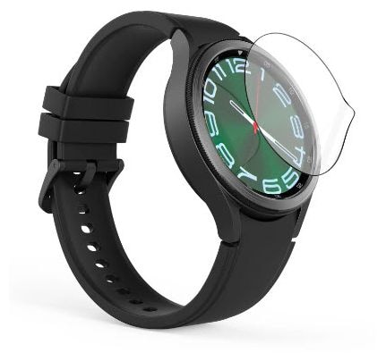 Klare Bildschirmschutzfolie Kunststoff 4H für  Samsung Galaxy Watch7, 44 mm Schlagfest, Kratzresistent, Schockresistent, Schlagfest 222799 Super Hybrid 