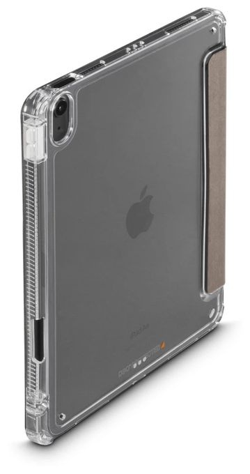 Folio aus Mikrofaser, Samt für Apple iPad Pro 11" (2024) bis 27,9 cm (11") Fallbeständigkeit, Staubresistent, Kratzresistent, Schockresistent mit Magnetverschluss (Sand, Transparent) 227023 Extreme Protect 