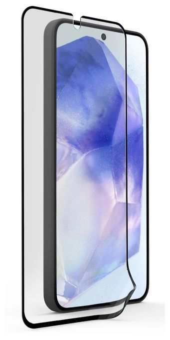 Klare Bildschirmschutzfolie Kunststoff 9H für  Samsung Galaxy A56 5G Schlagfest, Kratzresistent, Splitterfrei, Stoßfest 228532 Super Hybrid 