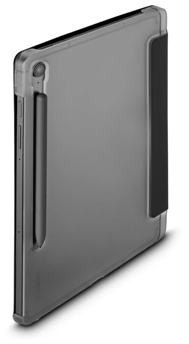 Folio aus Kunststoff für Samsung Galaxy Tab S10 FE / S9 FE 10.9” bis 27,7 cm (10.9") Schmutzabweisend, Staubresistent, Kratzresistent (Schwarz) 231001 Fold Clear 