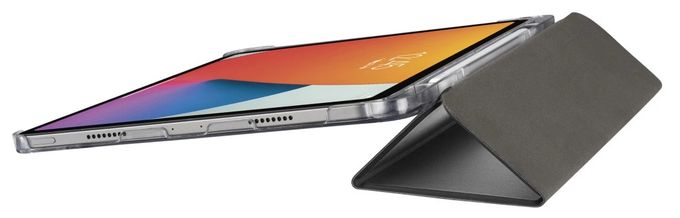 Folio aus Kunststoff für Apple iPad Air 13 bis 33 cm (13") Schmutzabweisend, Staubresistent, Kratzresistent mit Magnetverschluss (Schwarz) 231011 Fold Clear 