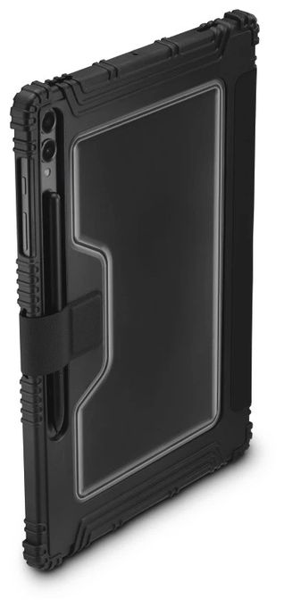 Folio aus Kunststoff für Samsung Galaxy Tab S11 11" bis 27,9 cm (11") Stoßfest, Schmutzabweisend, Staubresistent, Schlagfest, Kratzresistent, Schockresistent mit Magnetverschluss (Schwarz) 231029 Protection 