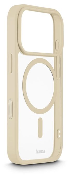 Cover für Apple iPhone 17 Pro  232406 Frame Protect (Beige, Transparent) 
