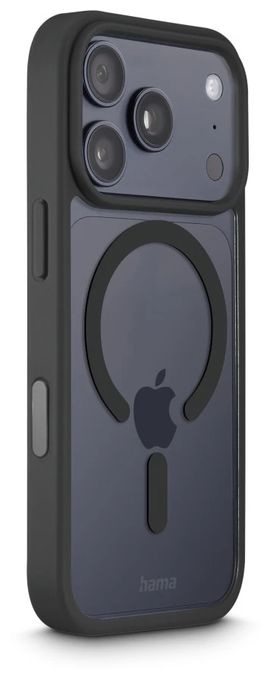 Cover für Apple iPhone 17 Pro (Transparent, Schwarz) 232425 Frame Protect 
