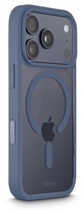 Cover für Apple iPhone 17 Pro  232426 Frame Protect (Transparent, Blau) 