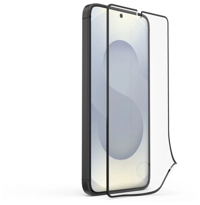 Klare Bildschirmschutzfolie Kunststoff 9H für  Samsung Galaxy S26 Kratzresistent, Splitterfrei, Stoßfest, Schlagfest 233308 Super Hybrid 