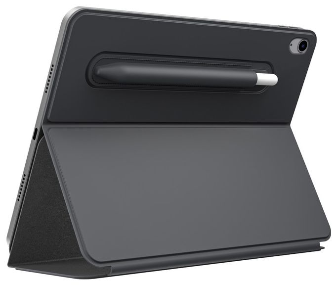 Folio aus Kunststoff für Apple iPad 10.2" (2019/2020/2021) bis 25,9 cm (10.2") Staubresistent, Kratzresistent mit Magnetverschluss (Schwarz) Black Rock 