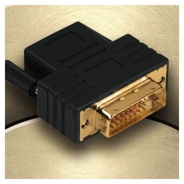 Compact Adapter DVI-D Plug - HDMI Socket 