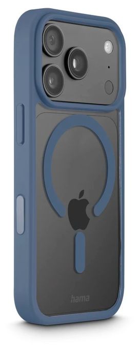 Cover für Apple iPhone 17 Pro / 18 Pro  232451 Frame Protect (Blau, Transparent) 