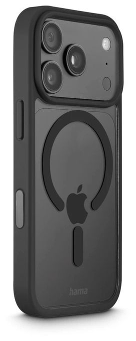 Cover für Apple iPhone 17 Pro Max / 18 Pro Max (Schwarz, Transparent) 232466 Frame Protect 