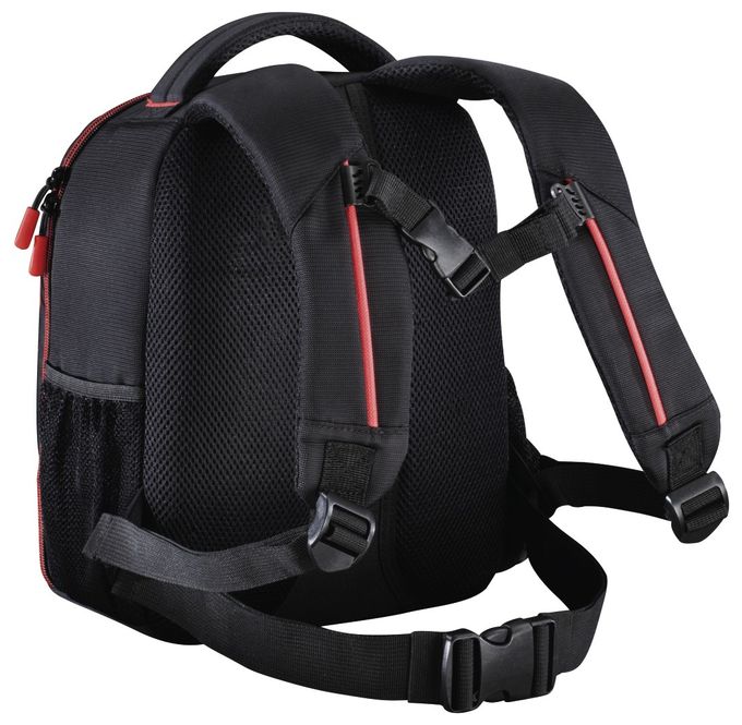 Kamera-Rucksack für Jede Marke 220 x 100 x 240 mm  Hama 00139856 Kamera-Rucksack "Miami" 150 22x10x24cm Schwarz,Rot (Schwarz, Rot) 