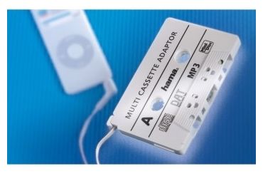 MP3/CD Adapter Kit Car, white 