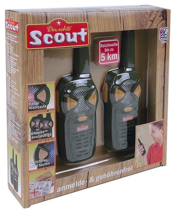 Funksprechgeräte 6 Kanäle bis 5000 m  Scout PMR 446 MHz (Grün) 