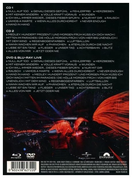 Helene Fischer - Rausch Live (Die Arena-Tour)  2CD/DVD/BR 