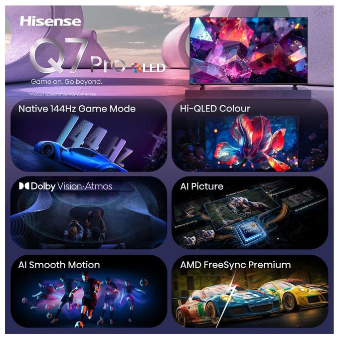 43 '' Q7S Pro | Hi-QLED Smart TV 4K 144 Hz 