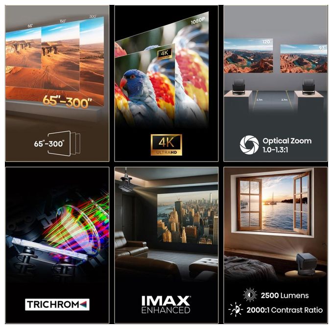UHD 4K (3840x2160) DLP Laser  C3 (Silber) 