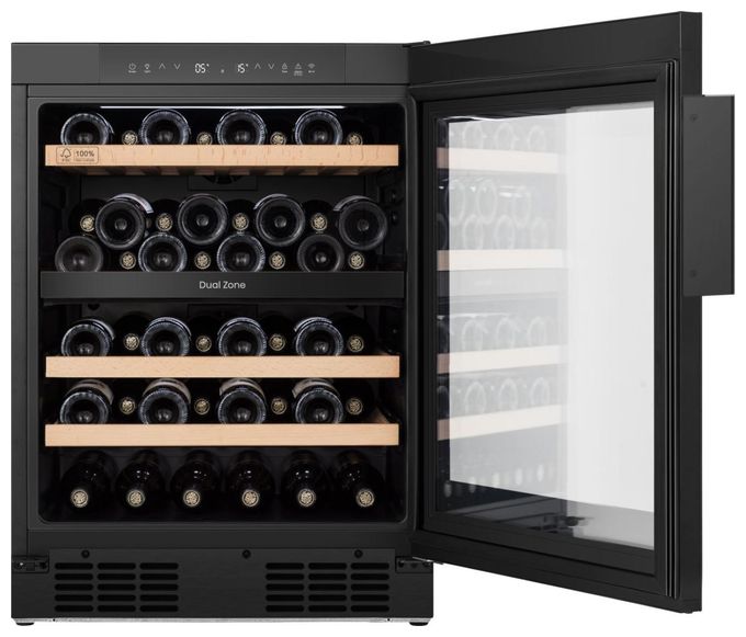 Freistehend weinkeller, Schwarz, 128 l 