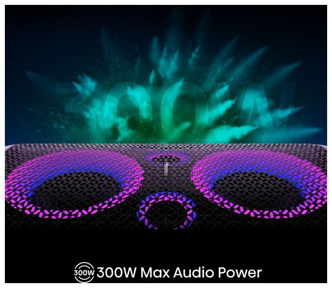 300 W Bluetooth Lautsprecher IPX4 Laufzeit bis 15 h  Party Storm 1 (Schwarz) 