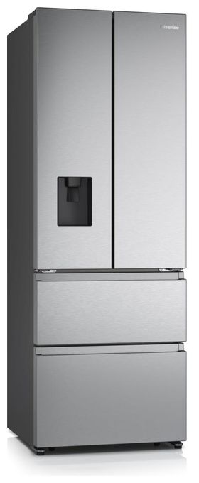Side-by-Side Kühl-/ Gefrierkombination French Door 336 l / 149 l 295 kWh NoFrost 2000 mm x 700 mm  RF632N4WIE (Grau, Edelstahl) 