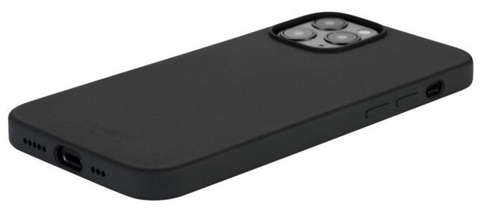 Cover für Apple iPhone 12 Pro  Silicone Case (Schwarz) 