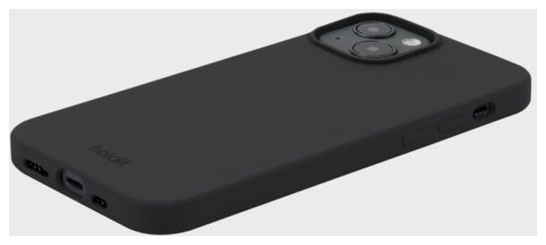 Cover für Apple iPhone 14  Silicone Case (Schwarz) 