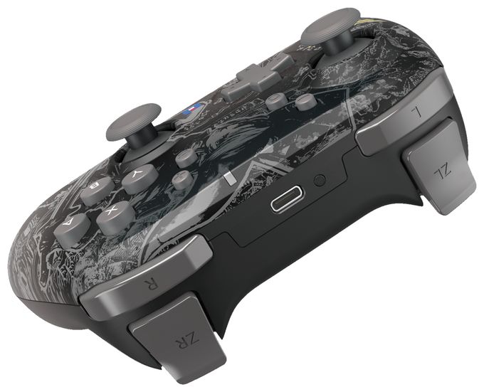 Gamepad für Nintendo Switch  pad - The Legend of Zelda (Schwarz, Grau, Gelb) 