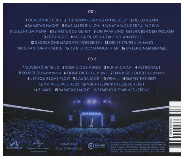 Howard Carpendale - Die Show meines Lebens - Live in Hamburg 