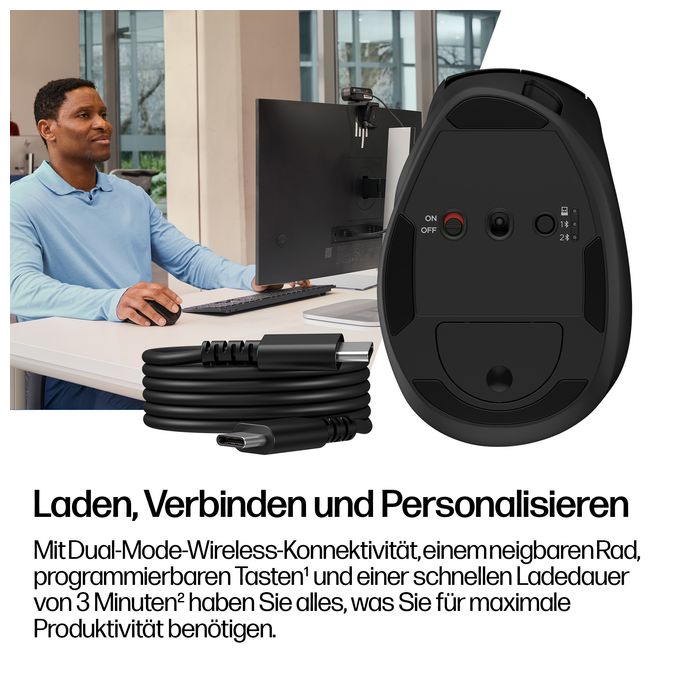 6000 DPI Haus Maus  720M (Schwarz) 