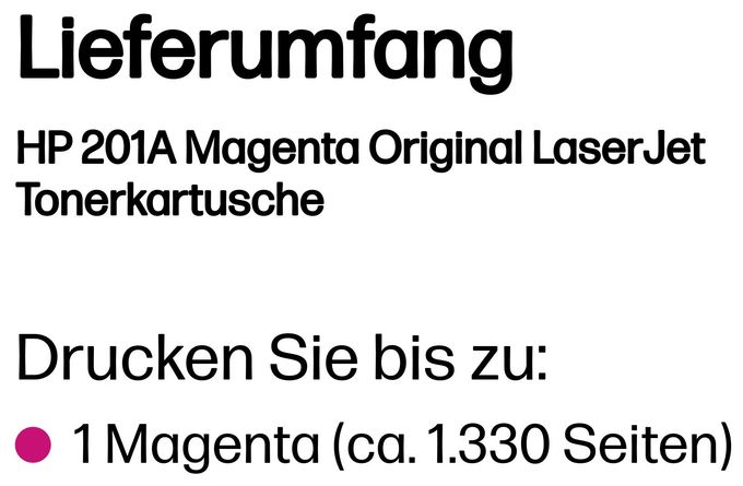 Druckerpatronen Magenta Nr.201A 
