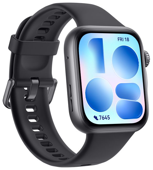 Digital 42.9 mm Smartwatch Rechteckig IP6X 240 h 347 ppi  Watch Fit 5 (Schwarz) 