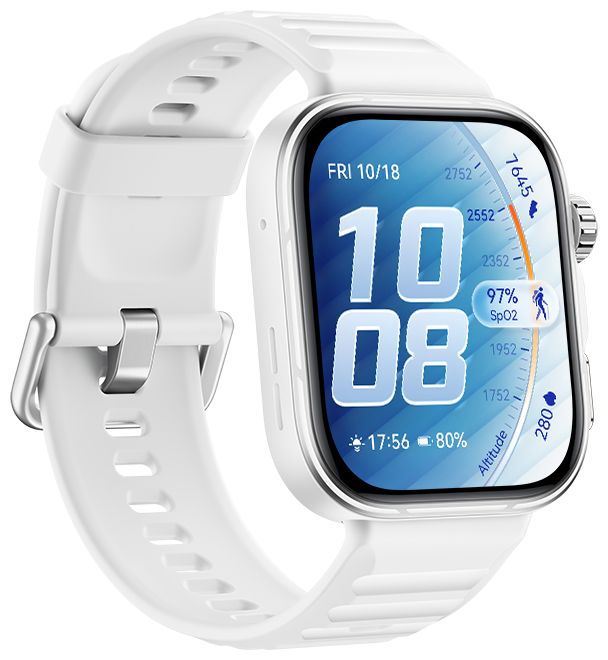 Digital 44.5 mm Smartwatch Rechteckig IP6X 240 h 328 ppi  Watch Fit 5 Pro (Weiß) 
