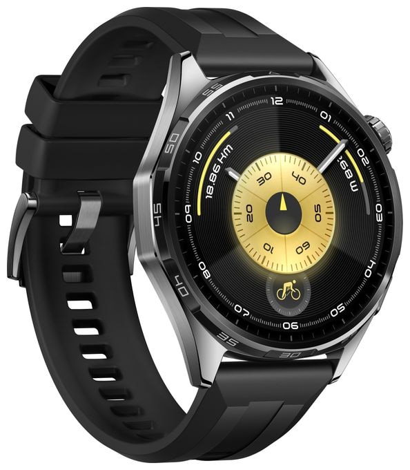 Digital 46 mm Smartwatch Rund IP69 504 h 317 ppi  Watch GT6 (Schwarz) 