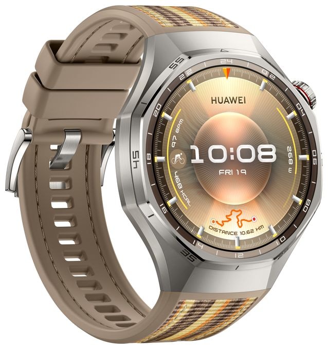Digital 46 mm Smartwatch Rund IP69 504 h 317 ppi  Watch GT6 Pro (Schwarz, Titan) 