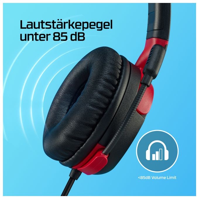 Ohraufliegender Kopfhörer Kabelgebunden  Cloud Mini Gaming (Schwarz) 