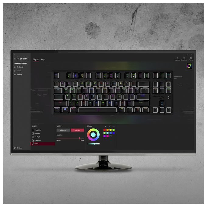 HyperX Alloy Origins Core – Mechanische Gaming-Tastatur – HX Red (DE-Layout) 