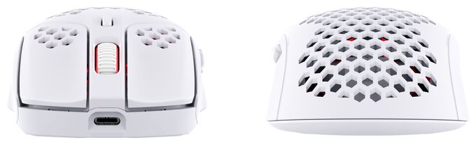 16000 DPI Gaming Maus Optisch  HyperX Pulsefire Haste (Weiß) 