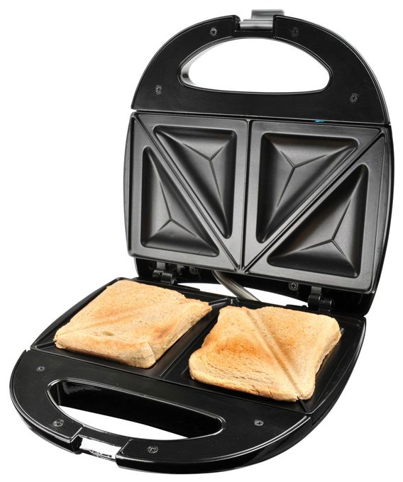 Sandwichmaker 750 W für 2 Sandwiches  SM626 (Schwarz) 