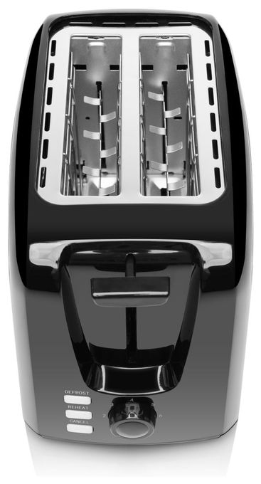 Toaster 750 W 2 Scheibe(n) 7 Stufen  TO304 (Schwarz, Edelstahl) 