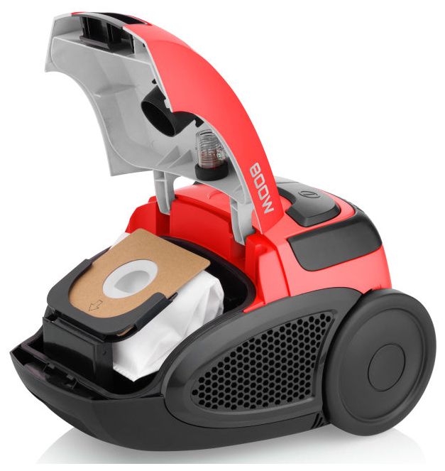 Bodenstaubsauger mit Staubbeutel 800 W  UVC068 (Rot) 
