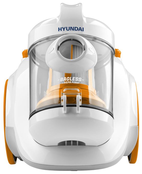 Bodenstaubsauger Beutellos 700 W HEPA  VC009 (Weiß, Orange) 