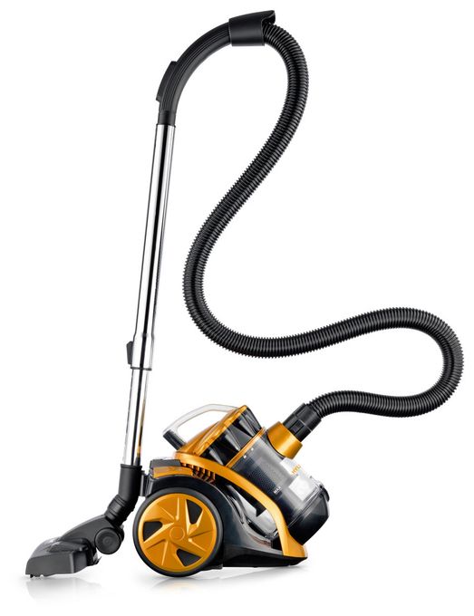 Bodenstaubsauger Beutellos 800 W HEPA  VC014 (Schwarz, Orange) 